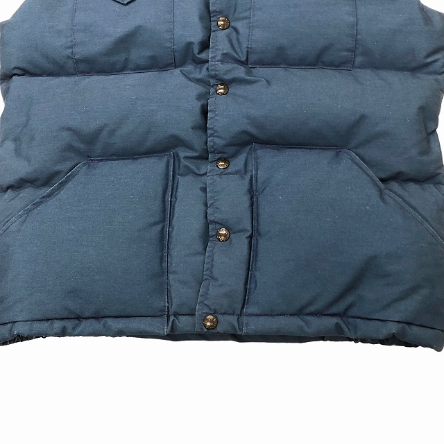 NORTH FACE DOWN VEST 90S 「茶タグ、黒ラッカーボタン、M」｜SAFARI