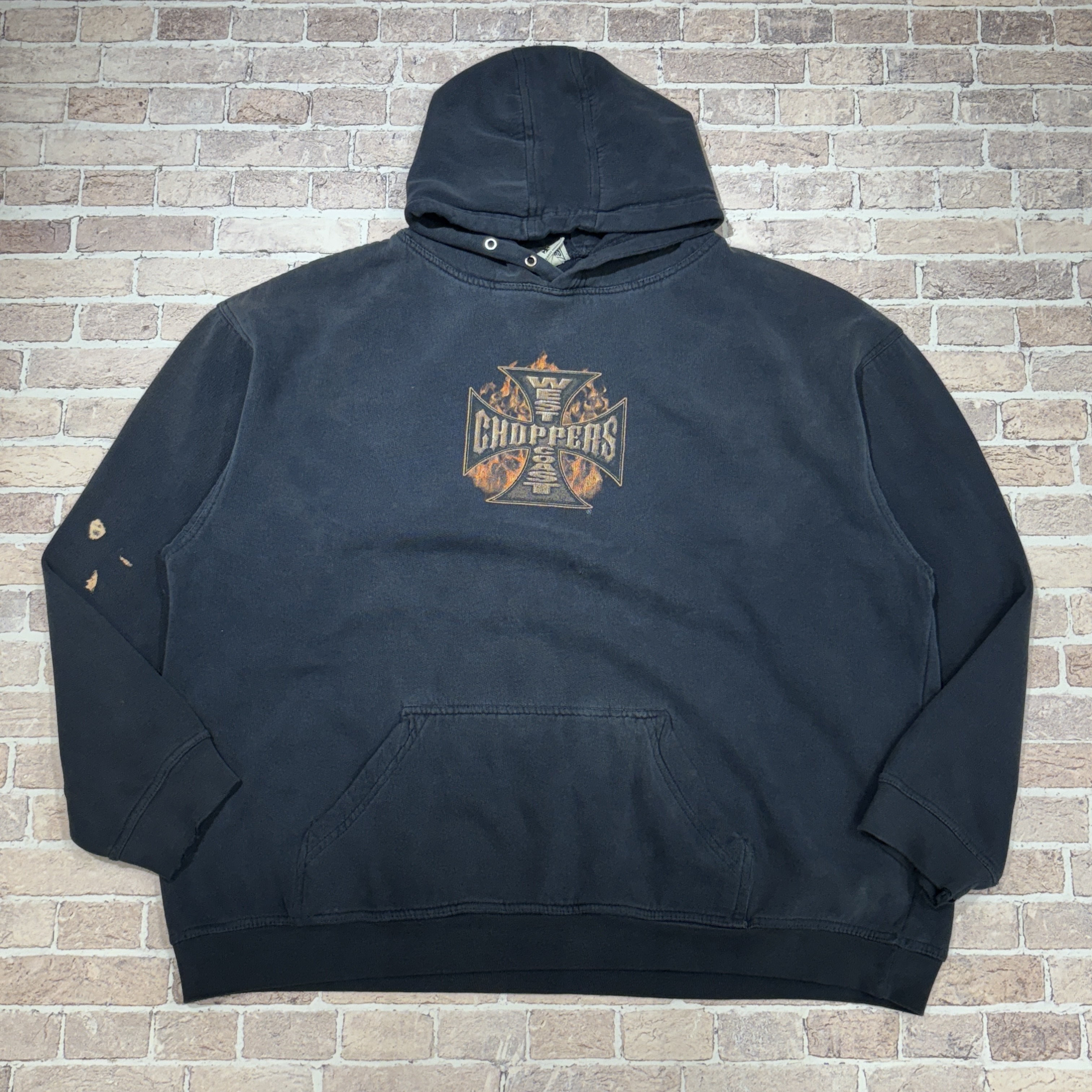 WEST COAST CHOPPERS PARKA 90'S 「ネイビー、袖プリント」｜SAFARI