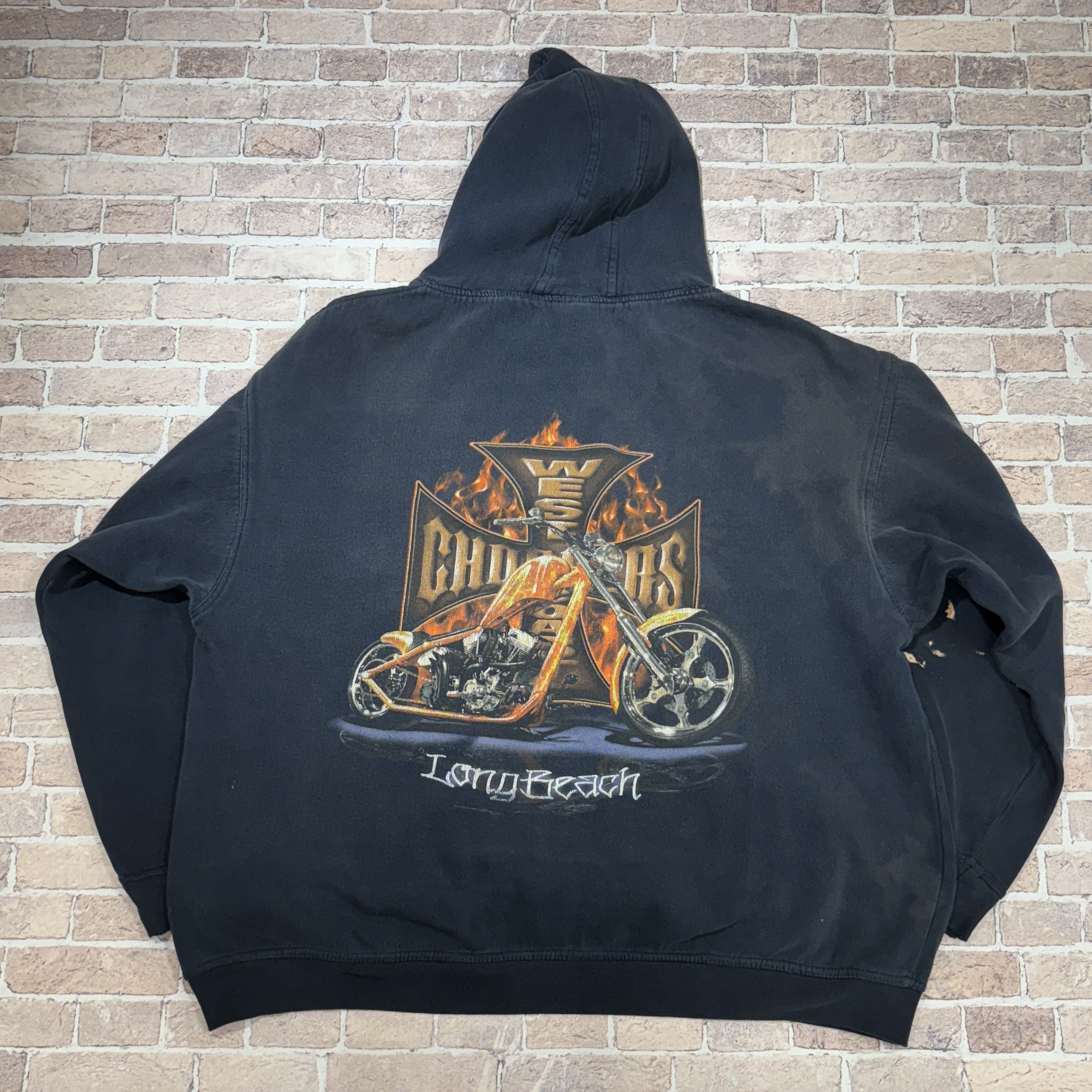 WEST COAST CHOPPERS PARKA 90'S 「ネイビー、袖プリント」｜SAFARI