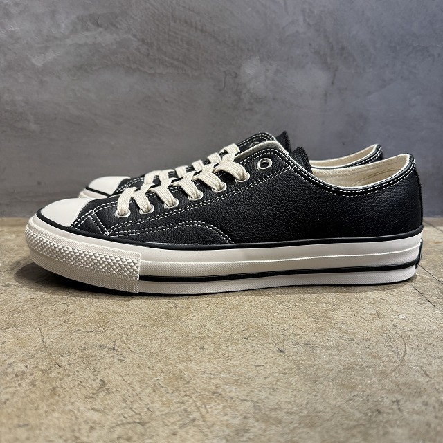 NEW】CONVERSE ADDICT CHUCK TAYLOR LEATHER OX BLACK 9｜SAFARI ...