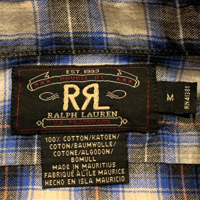 RRL OMBRE CHECK SHIRT 1990'S OLD｜SAFARI サファリ｜高円寺 吉祥寺