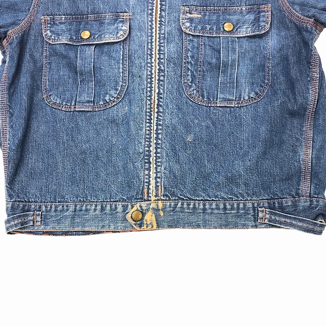 STRONG RILIABLE DENIM JACKET 50S 「2ポケット、ネルライナー