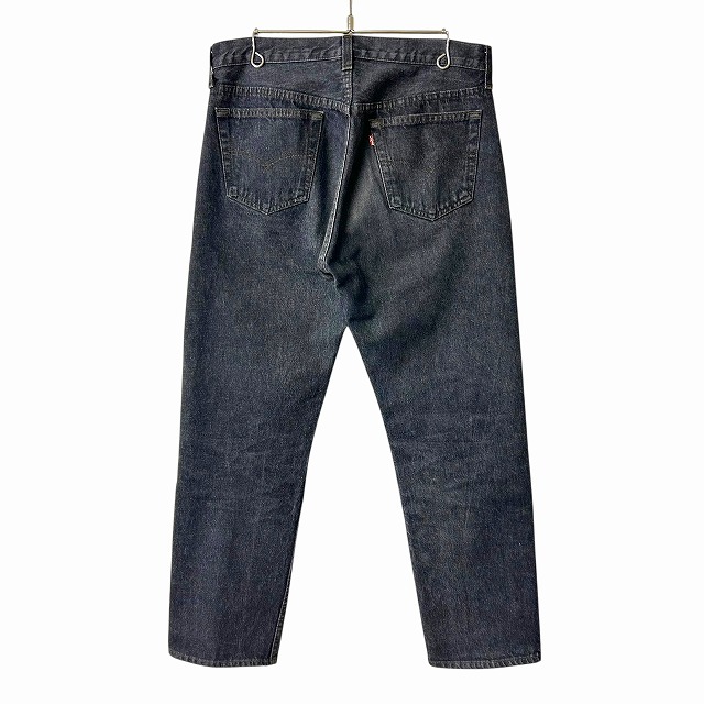 LEVI'S 501 BLACK DENIM PANT 80S 「先染め、ゴールデンサイズ、実寸