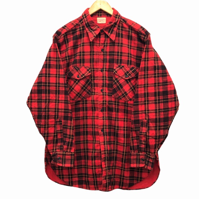 HEAD LIGHT PRINT FLANNEL SHIRT 50S 「サイズ17」｜SAFARI サファリ 