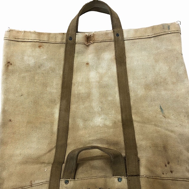 US MILITARY CANVAS COAL BAG 1940'S VINTAGE｜SAFARI サファリ