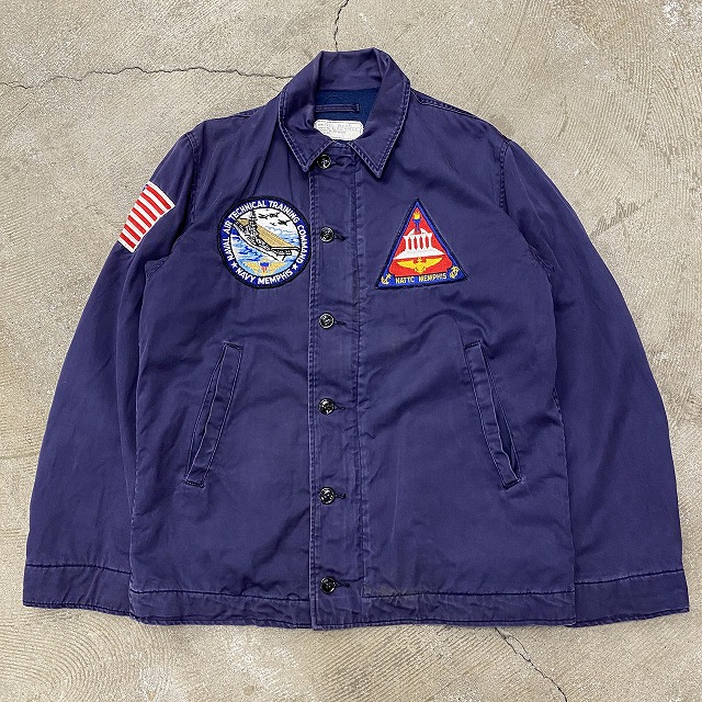 1960'S VINTAGE US NAVY UTILITY JACKET 「ナス紺,初期型 