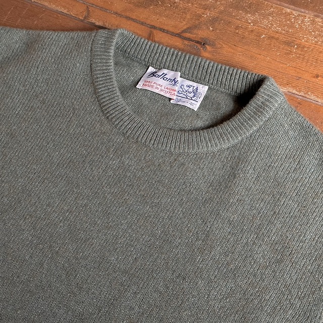 BALLANTYNE CASHMERE SWEATER｜SAFARI サファリ｜高円寺 吉祥寺 ...