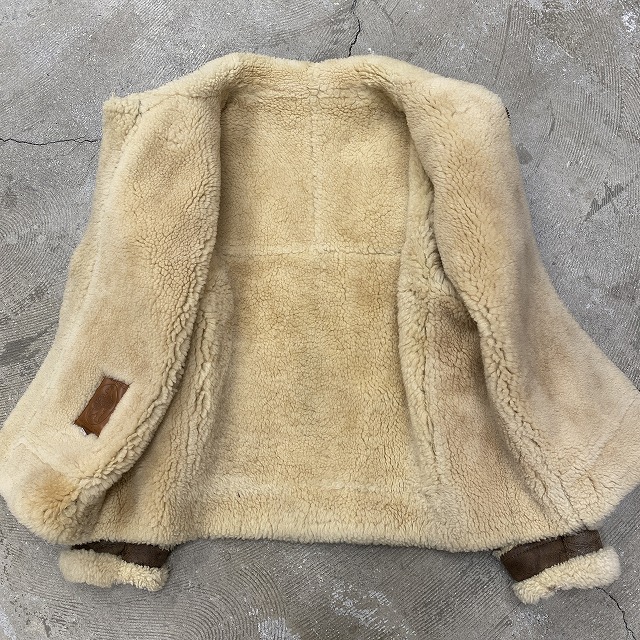 1970'S OLD GOLDEN BEAR B-3 MOUTON FLIGHT JACKET 「グッド