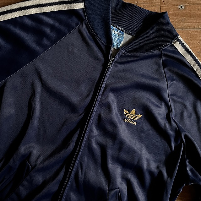 70s adidas ATP TRACK JACKET ″青金好配色″ ″MADE IN FRANCE″ ″VENTEX