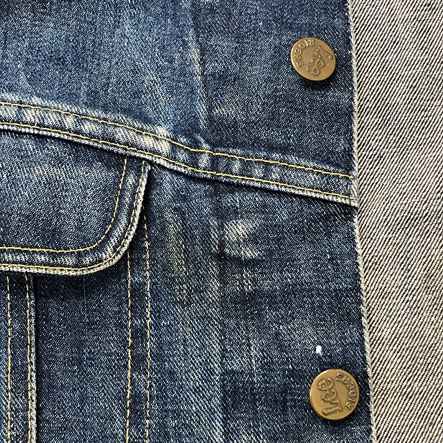 60s片耳Lee101Jサイズ大きめ メンズ
