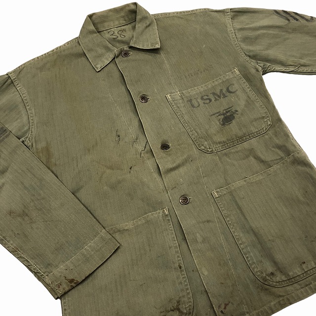 USMC P-41 HBT JACKET 40S 「背面ステンシル」｜SAFARI サファリ