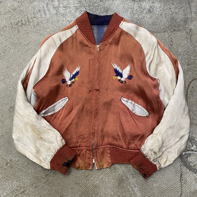 1960'S VINTAGE SOUVENIR JACKET 「キッズサイズ,サテン,雰囲気抜群 